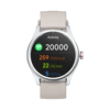 momax SW2SL 1-Wear Round Smart Watch (Silver/Beige)