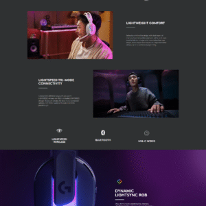 Logitech® G522 LIGHTSPEED Wireless/Bluetooth Gaming Headset - Image 13