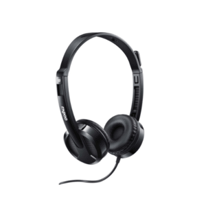 RAPOO H100 3.5mm Wired Stereo Headset (Black)