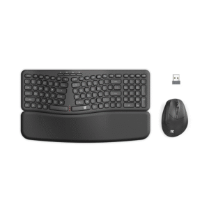 REDRAGON BS-7162MAX 2.4GHz Wireless Ergonomic Keyboard and Mouse (Black)