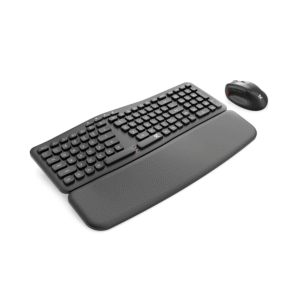 Alternative view of REDRAGON BS-7162MAX 2.4GHz Wireless Ergonomic Keyboard and Mouse (Black)
