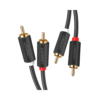 UGREEN 10518 AV104 2RCA Male Cable 2.0m (Black)