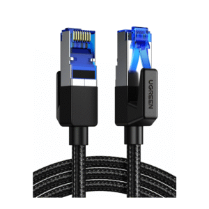 UGREEN 80433 NW153 CAT8 F/FTP 40Gbps 200MHz 30AWG Round Ethernet Cable 5.0m (Black)