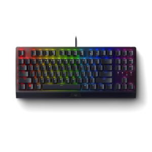 RAZER BLACKWIDOW V3 TENKEYLESS YELLOW SW Wired Mechanical Gaming Keyboard RZ03-03491800-R3M1 (Black)