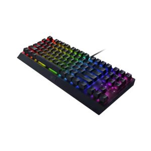 Alternative view of RAZER BLACKWIDOW V3 TENKEYLESS YELLOW SW Wired Mechanical Gaming Keyboard RZ03-03491800-R3M1 (Black)