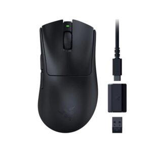 RAZER DEATHADDER V3 HYPERSPEED Ultra-Lightweight Wireless ESPORTS Gaming Mouse RZ01-05140100-R3G1 (Black)