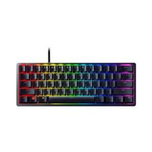 RAZER HUNTSMAN MINI 60% PURPLE SW Wired Optical Gaming Keyboard RZ03-03390100-R3M1 (Black)
