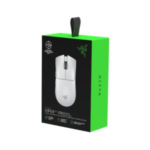 Alternative view of RAZER VIPER V3 PRO White Edition Ultra-Lightweight HYPERSPEED Symmetrical ESPORTS Wireless Gaming Mouse RZ01-05120200-R3G1 (White)