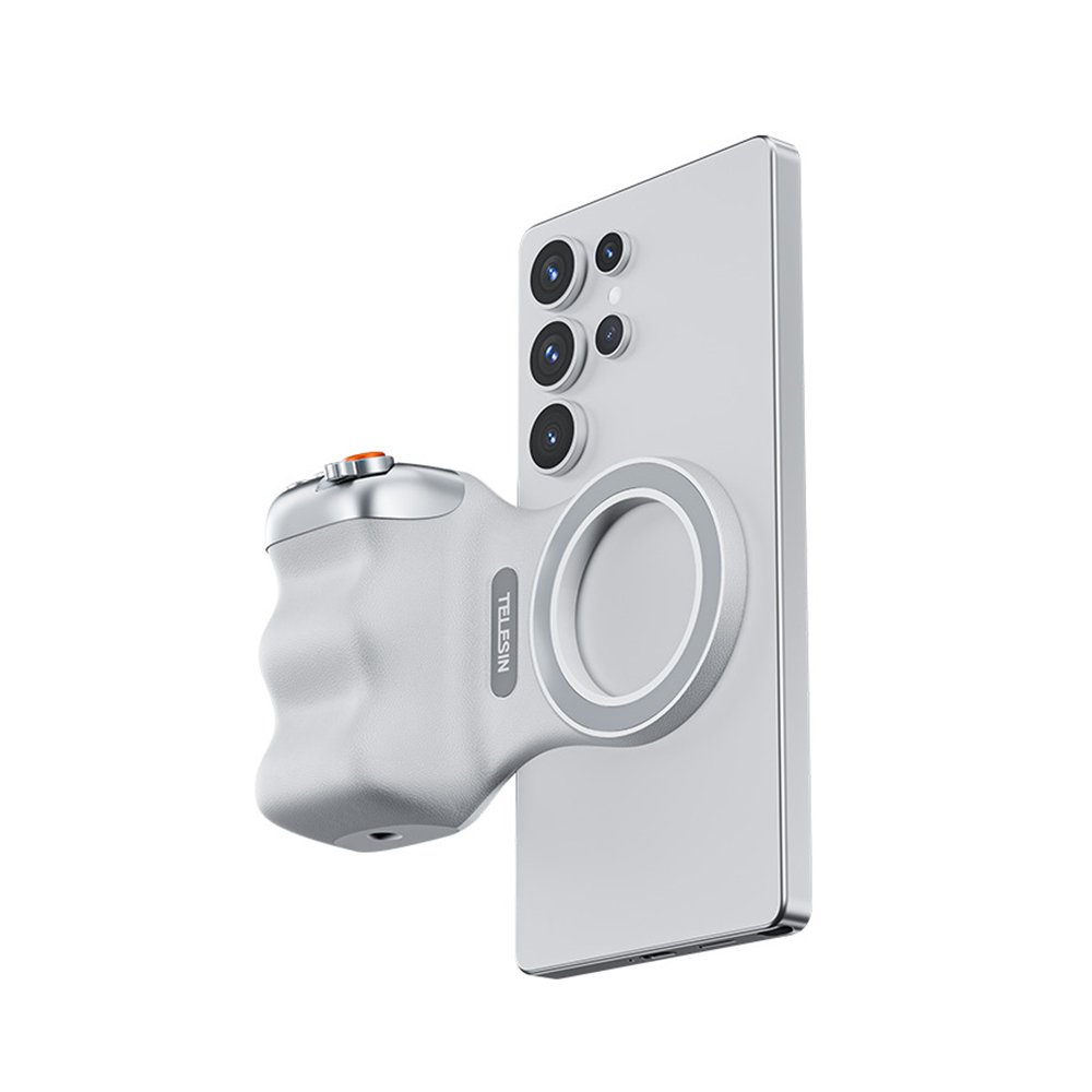 TELESIN Fun Shot Magnetic Grip (White) - Image 4