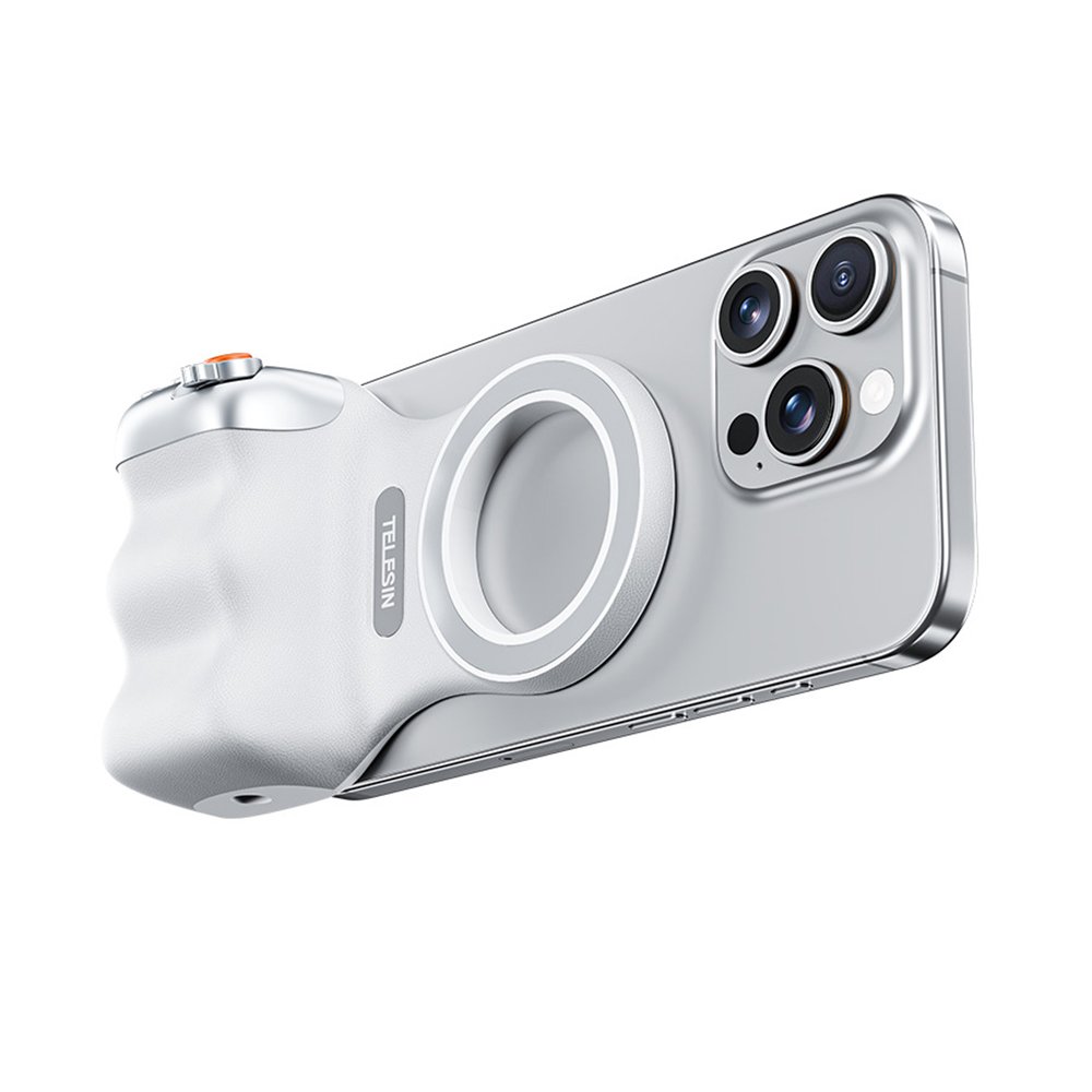 TELESIN Fun Shot Magnetic Grip (White) - Image 5