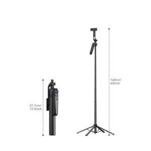 TELESIN Intellgent Auto Tracking Tripod (Black) - Image 2