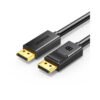 UGREEN 10212 DP102 4K 60Hz 21.6Gbps DisplayPort(DP) Male to Male Cable 3.0m (Black)