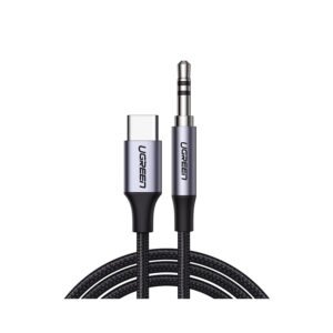 Open Box UGREEN 30633 AV143 USB-C to 3.5mm Audio Cable 1.0m (Deep Grey)