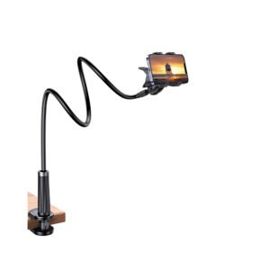 UGREEN 80906 LP113 Gooseneck Phone Holder for Desk and Bed (Black)