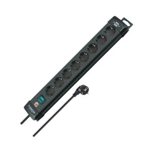 brennenstuhl PRL08 Premium-Line 8XAC Sockets 3.0m Power Strip (Black)