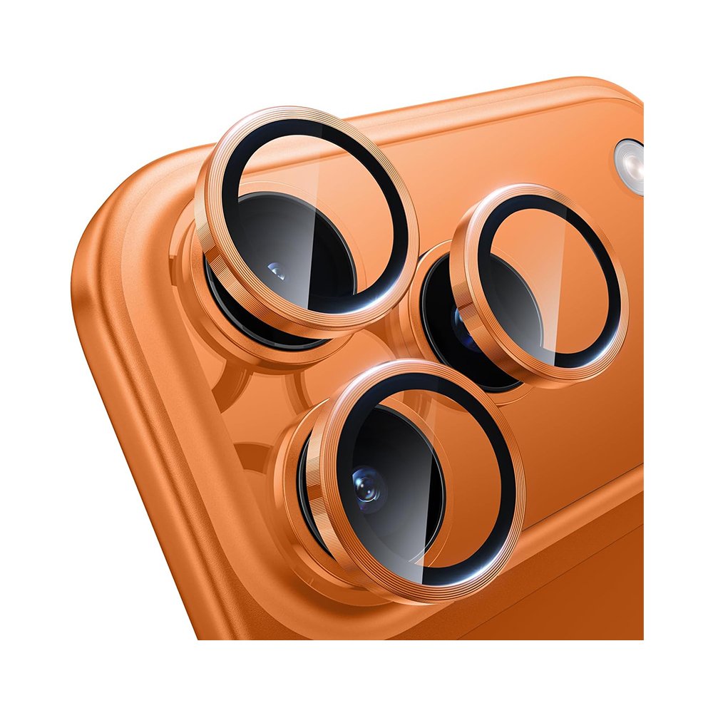 iPhone17Pro-/iPhone17ProMax- SAPPHIRE W20509 Camera Lens -Orange