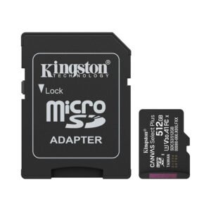 Kingston SDCS3/512GB CANVAS Select Plus 512GB 150MB/S Micro SD Card