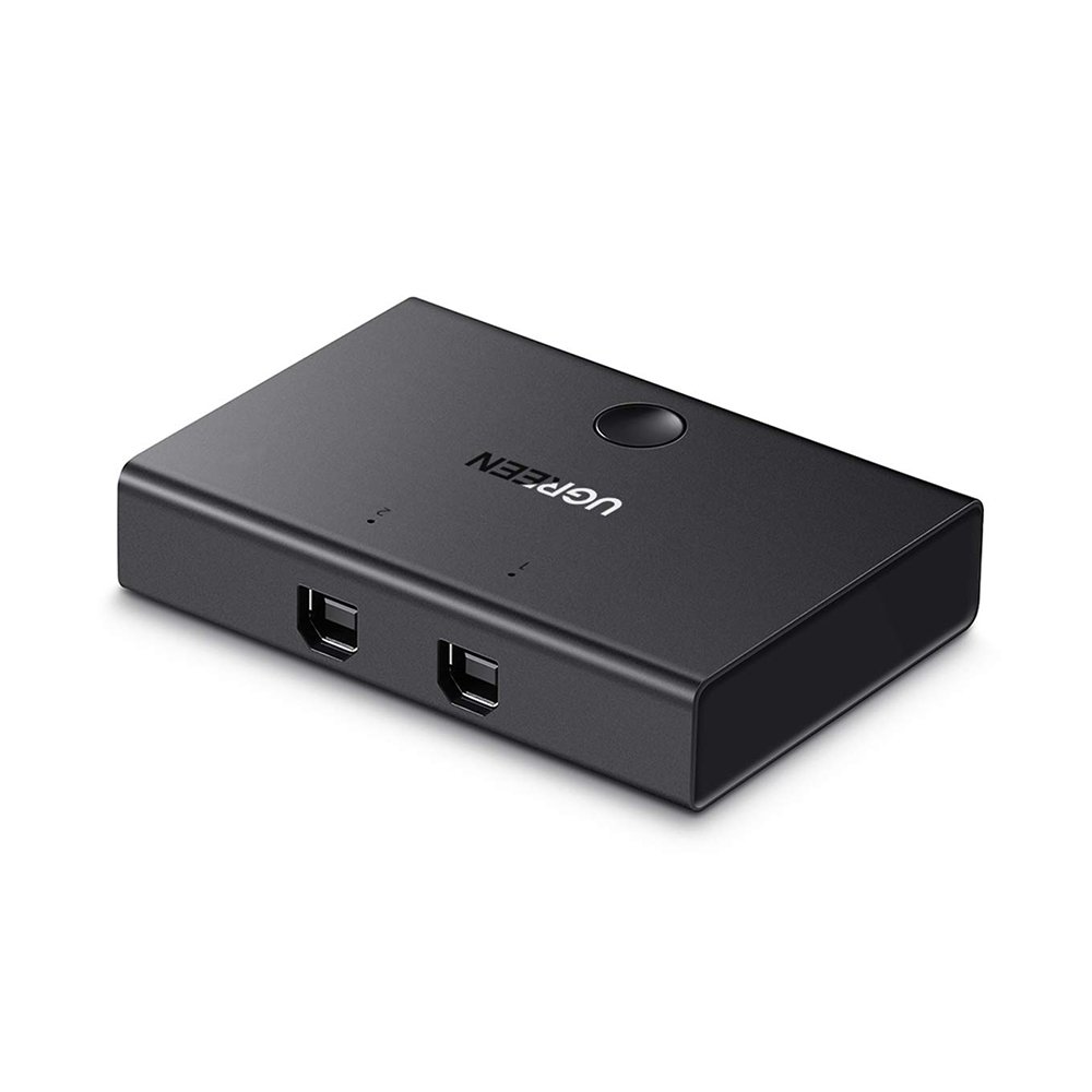 UGREEN 30345 USB2.0 Sharing Switch 2-in 1-Out 480Mbps (Black)