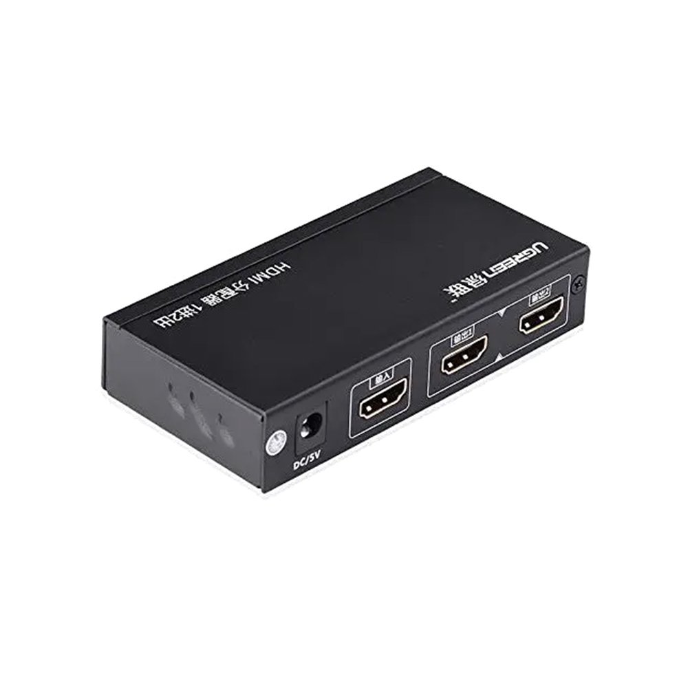 UGREEN 40201EU CM619 HDMI Splitter 1-in 2-Out 4K 30Hz (Black)