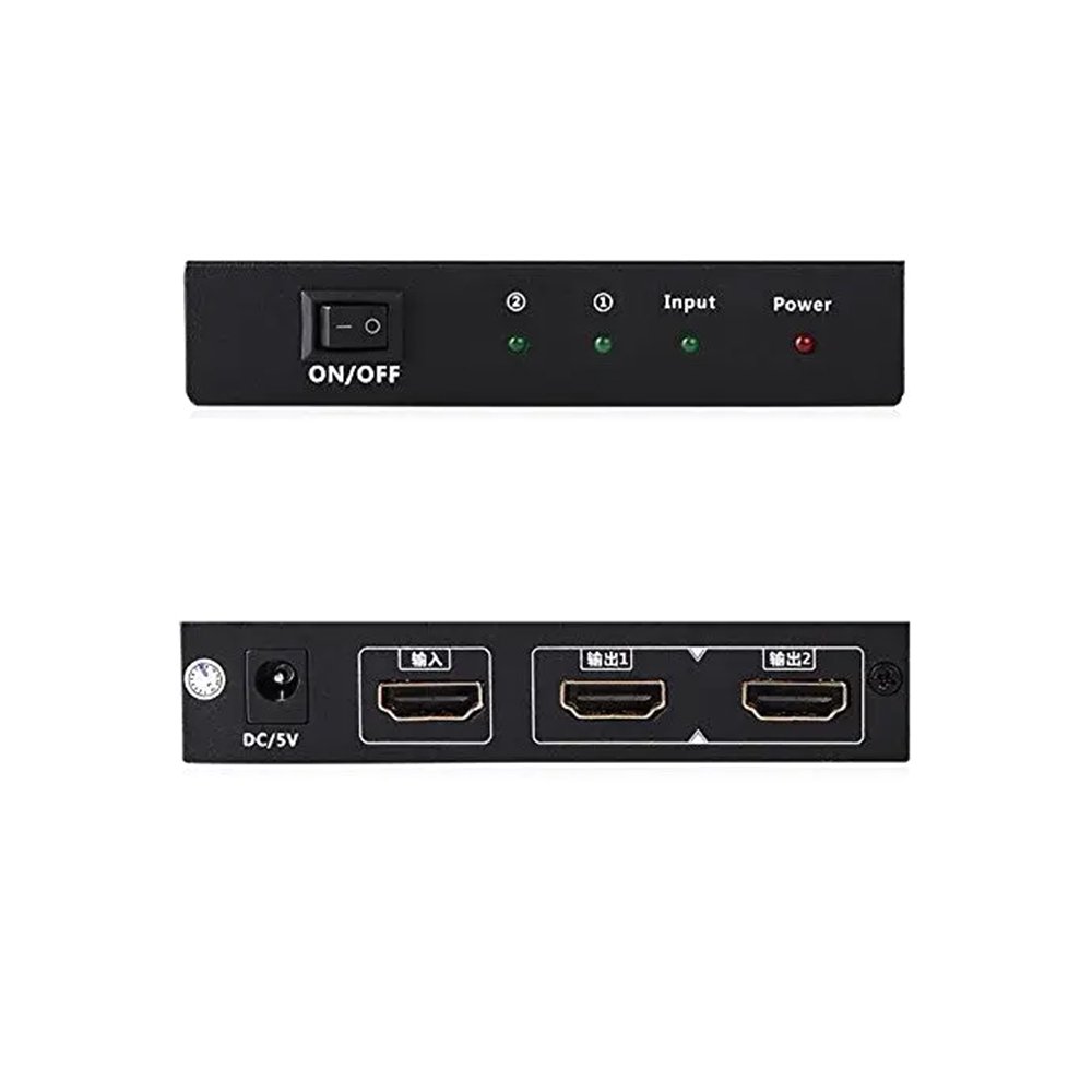 UGREEN 40201EU CM619 HDMI Splitter 1-in 2-Out 4K 30Hz (Black) - Image 3
