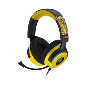 RAZER KRAKEN V4 X Pokémon Kanto Wired RGB Gaming Headset RZ04-05180300-R3M1 (Black/Yellow)