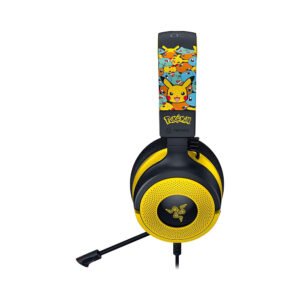 Alternative view of RAZER KRAKEN V4 X Pokémon Kanto Wired RGB Gaming Headset RZ04-05180300-R3M1 (Black/Yellow)