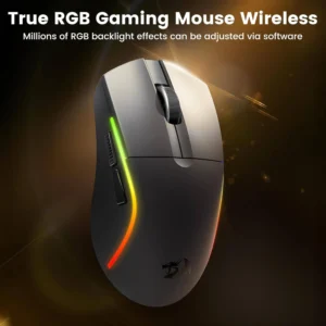 Alternative view of REDRAGON DEICIDE LITE 3-Modes Connection RGB Gaming Mouse M816-LIT (Black)