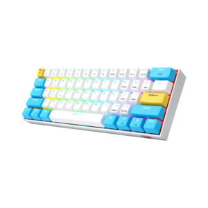 REDRAGON DRACONIC PRO White SW Bullet-B 60% 3-Modes RGB Mechanical Gaming Keyboard K530W-RGB-PRO (White/Blue) - Image 2