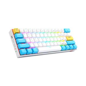 REDRAGON DRACONIC PRO White SW Bullet-B 60% 3-Modes RGB Mechanical Gaming Keyboard K530W-RGB-PRO (White/Blue) - Image 3