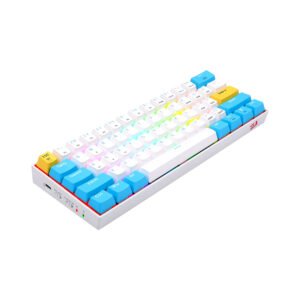 REDRAGON DRACONIC PRO White SW Bullet-B 60% 3-Modes RGB Mechanical Gaming Keyboard K530W-RGB-PRO (White/Blue) - Image 4