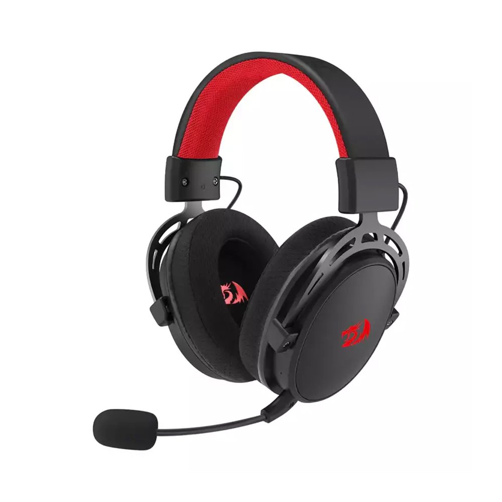 REDRAGON CRAGBLADE PRO 7.1 Dual Mic Wireless Gaming Headset H541-PRO (Black)