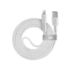 RIVACASE PS6008 WT12 USB-A to Lightning 2.4A Sync & Charge Cable 1.2m (White)