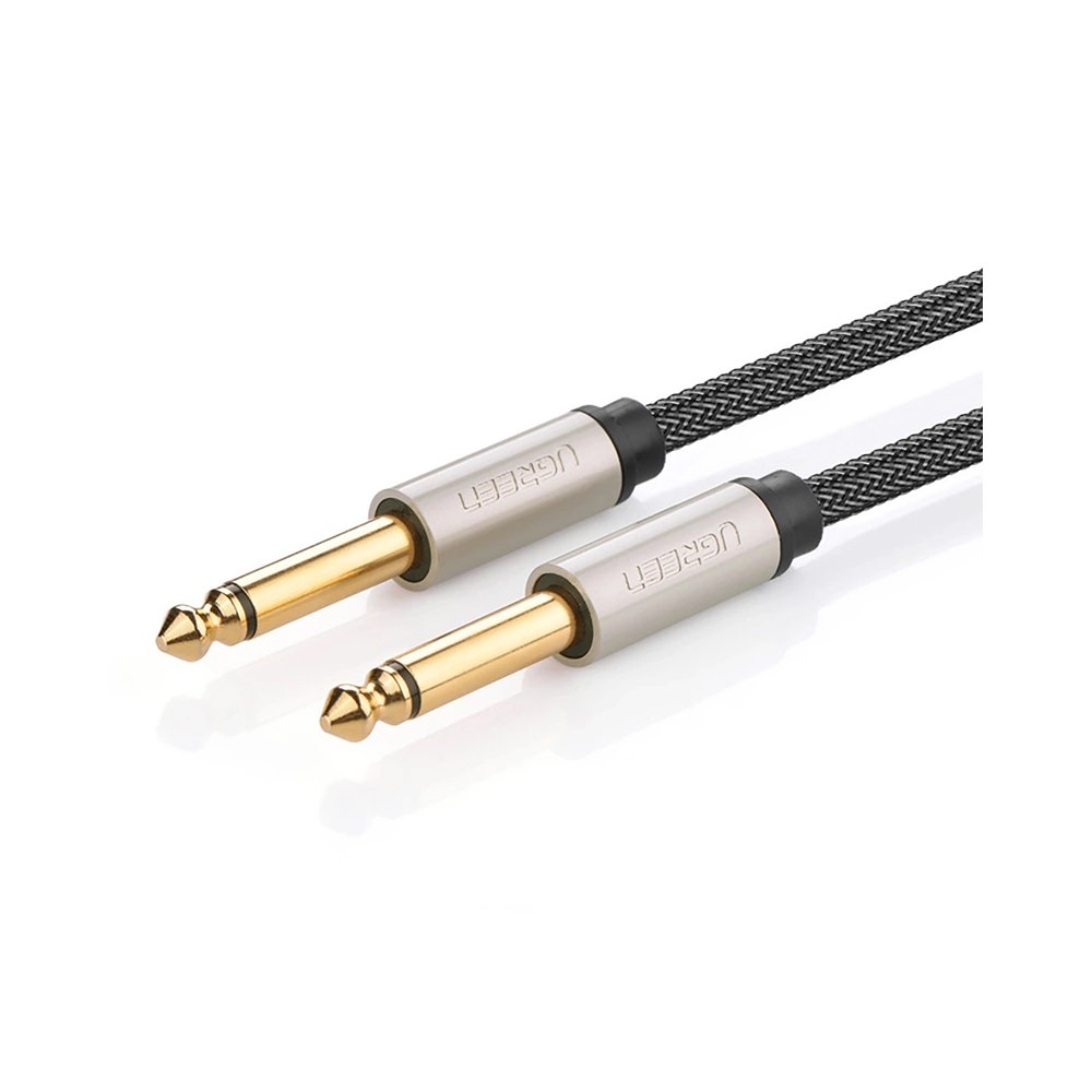 UGREEN 10639 AV128 6.5mm Male to Male Audio Cable 3.0m (Grey)