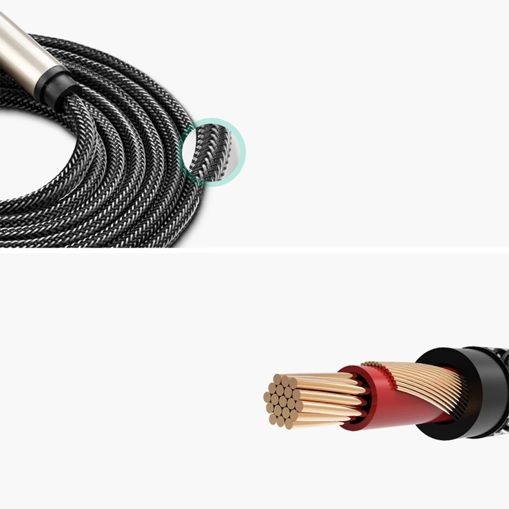 UGREEN 10636 AV128 6.5mm Male to Male Audio Cable 1.0m (Grey) - Image 6