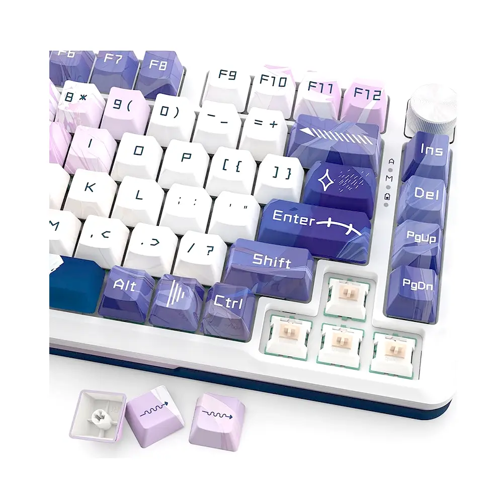 REDRAGON CYRUS PRO 75% Gasket RGB 3-Modes Mechanical Gaming Keyboard with Knob K681ACG-RGB-PRO - Image 2