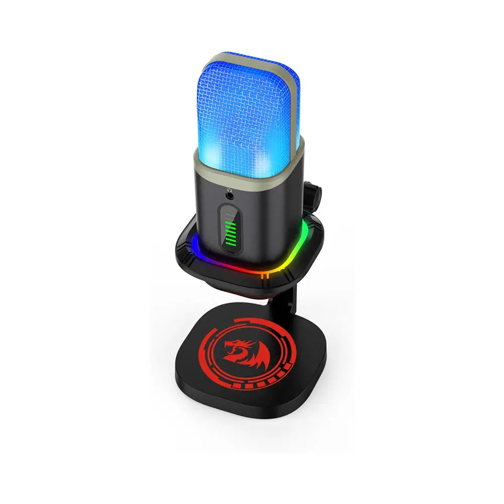 REDRAGON ECHOWAVE Dynamic Light Effect RGB Microphone GM305 (Black) - Image 4