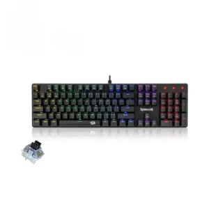 REDRAGON VALHEIM BLACK SW RAINBOW AR Layout Wired Mechanical Gaming Keyboard K608-R (Black)