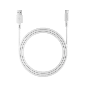 ROCKROSE RRCS22C ASICS AC 3A USB-A to USB-C Charging Cable 1.0m (Light Grey)