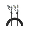 ROCKROSE RRCS25 HERCULES REIGN 100W 6-in-1 Charging Cable 1.0m (Grey)