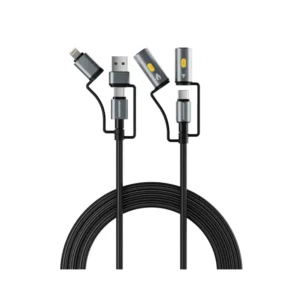 ROCKROSE RRCS25 HERCULES REIGN 100W 6-in-1 Charging Cable 1.0m (Grey)
