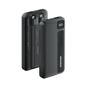 ROCKROSE RRPB46 POWERLINK 10 NEO 10000mAh 20W PD/22.5W Quick Charge Power Bank with Built-in Lightning/USB-C Cable