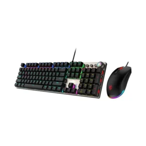 Alternative view of msi FORGE GK310 COMBO AR Layout Wired Red Backlit Gaming Keyboard and Mouse (Black)