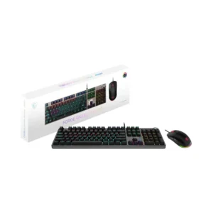 msi FORGE GK310 COMBO AR Layout Wired Red Backlit Gaming Keyboard and Mouse (Black) - Image 4