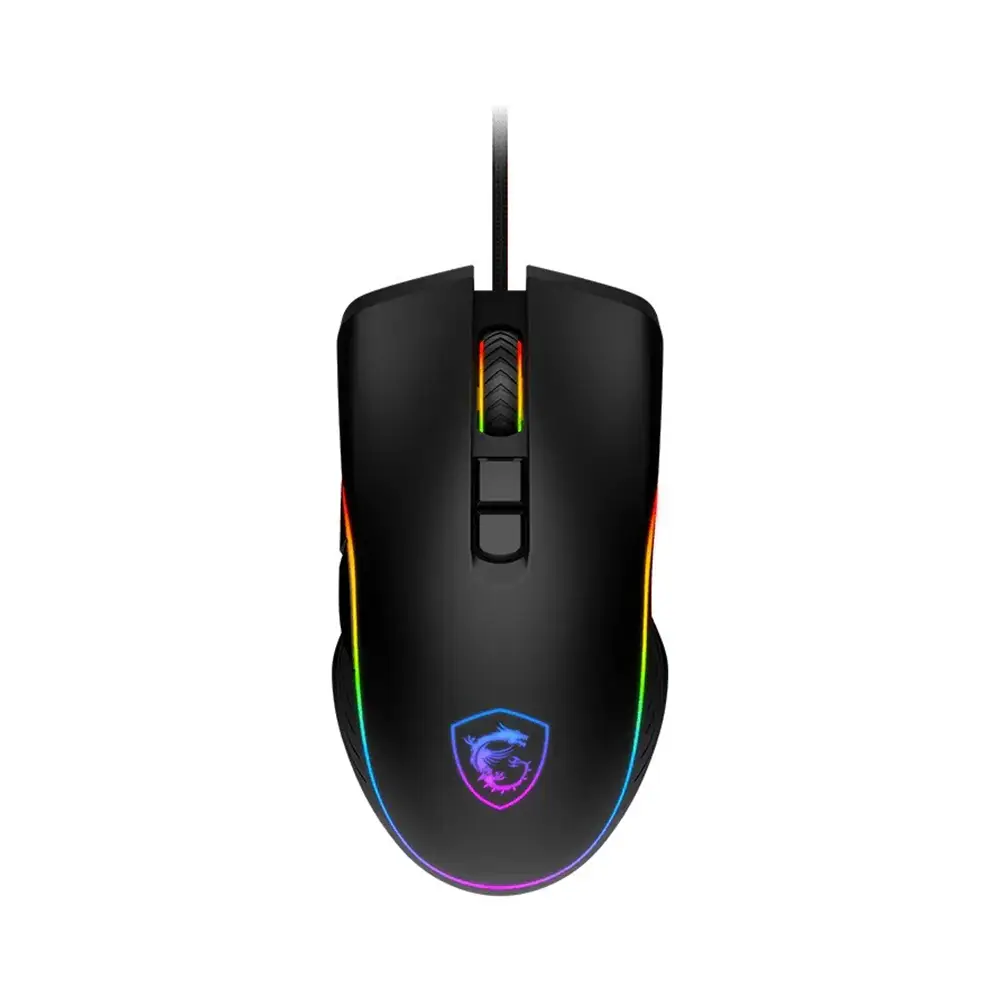 msi FORGE GM300 Wired RGB Gaming Mouse (Black)
