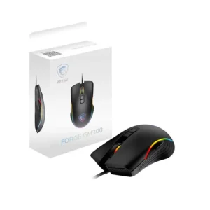 msi FORGE GM300 Wired RGB Gaming Mouse (Black) - Image 3