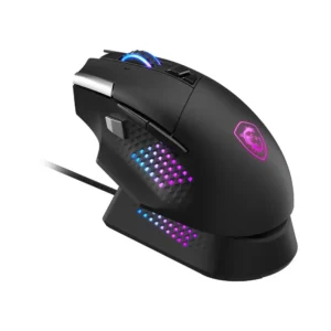 Alternative view of msi VERSA PRO Wireless Gaming Mouse with Wireless Charging Dock (Black)