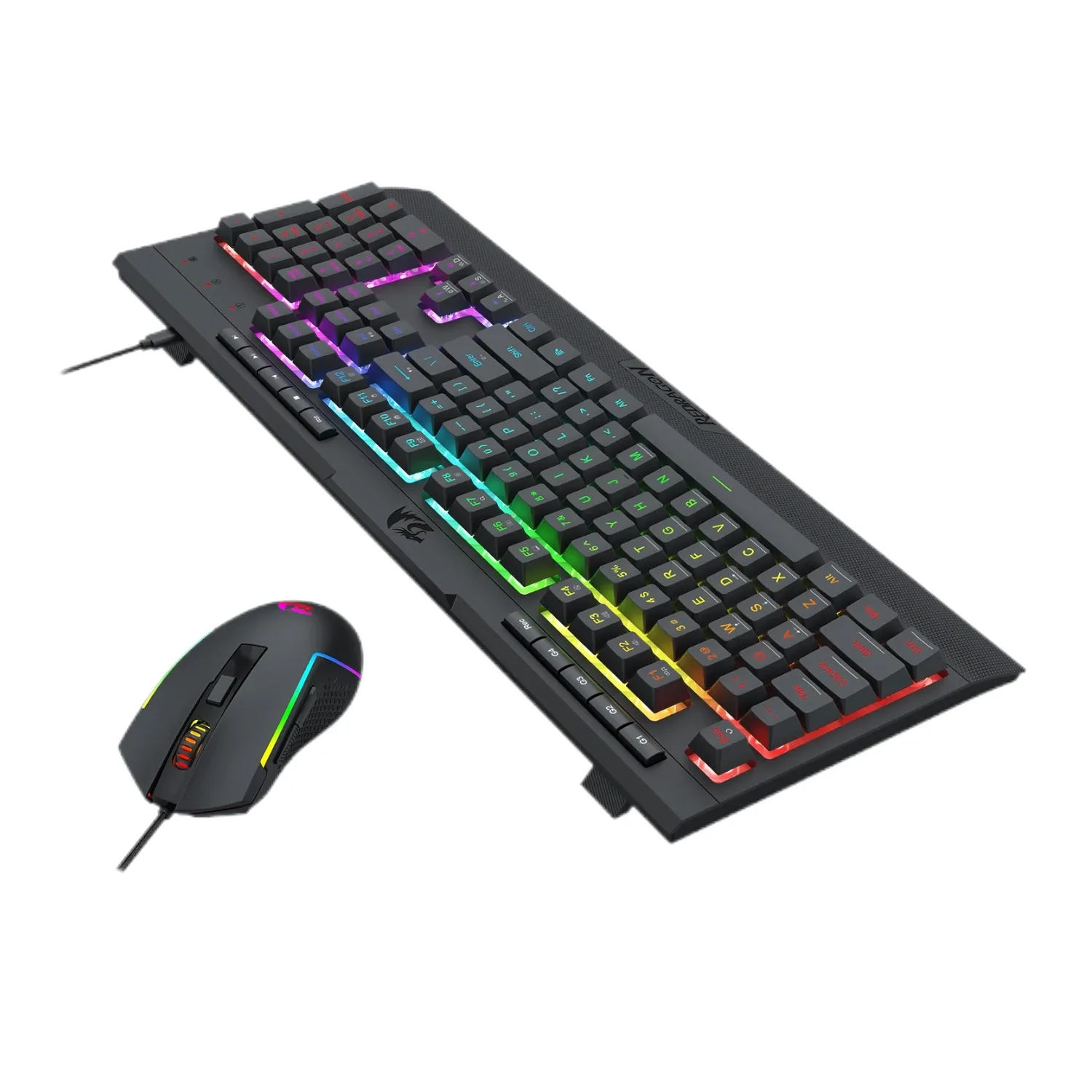 REDRAGON GAMING ESSENTIALS 2-in-1 Wired Keyboard/Mouse Set S151 (Black) - Image 5