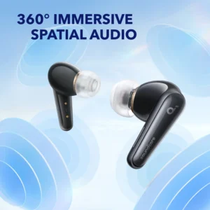 Anker Soundcore Liberty 4 with immersive 360-degree spatial audio technology.