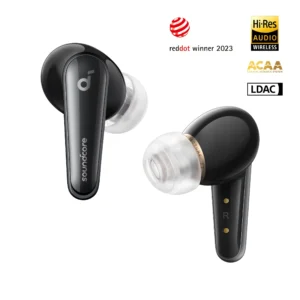 Anker Soundcore Liberty 4 A3953011 Premium Wireless Earbuds Black main product view.