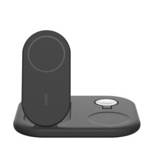 belkin BoostCharge 15W 3-in-1 Magnetic Foldable Charger WIZ029vfBK (Black)